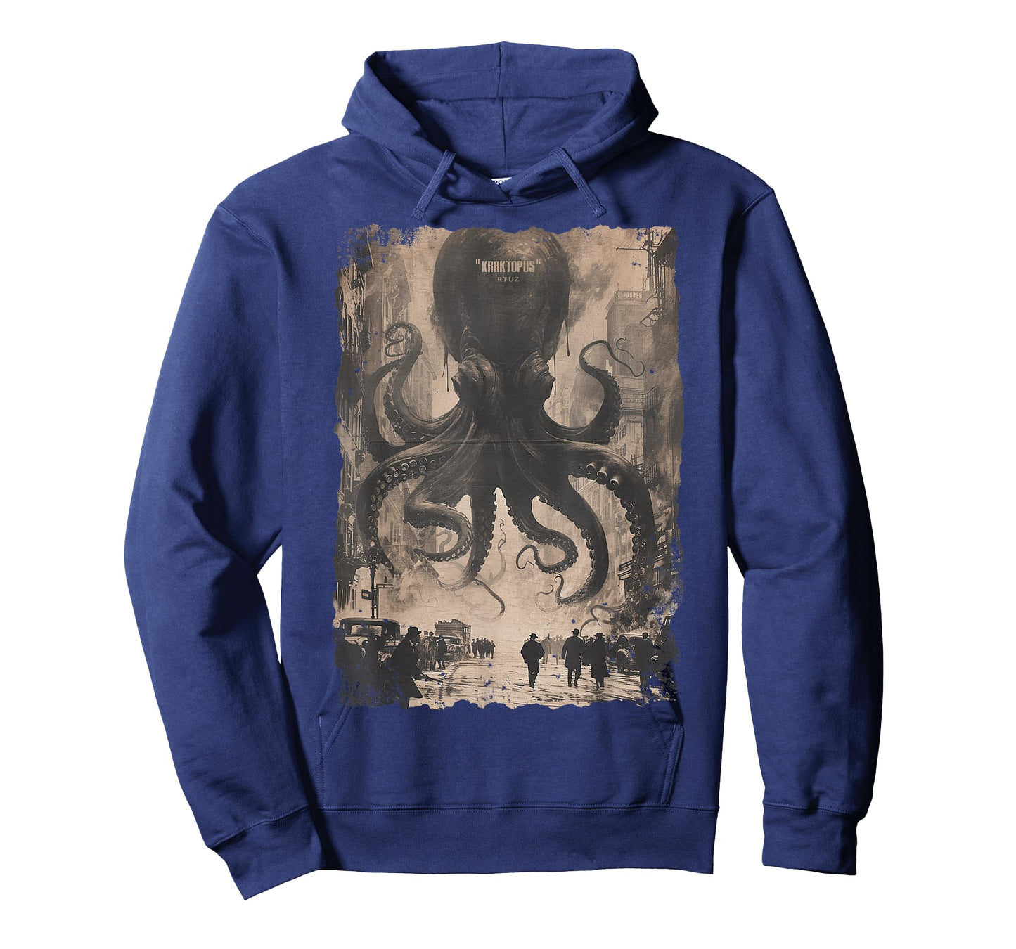 Y2K Streetwear Vintage Fashion Octopus Horror Monster Kraken T-Shirt