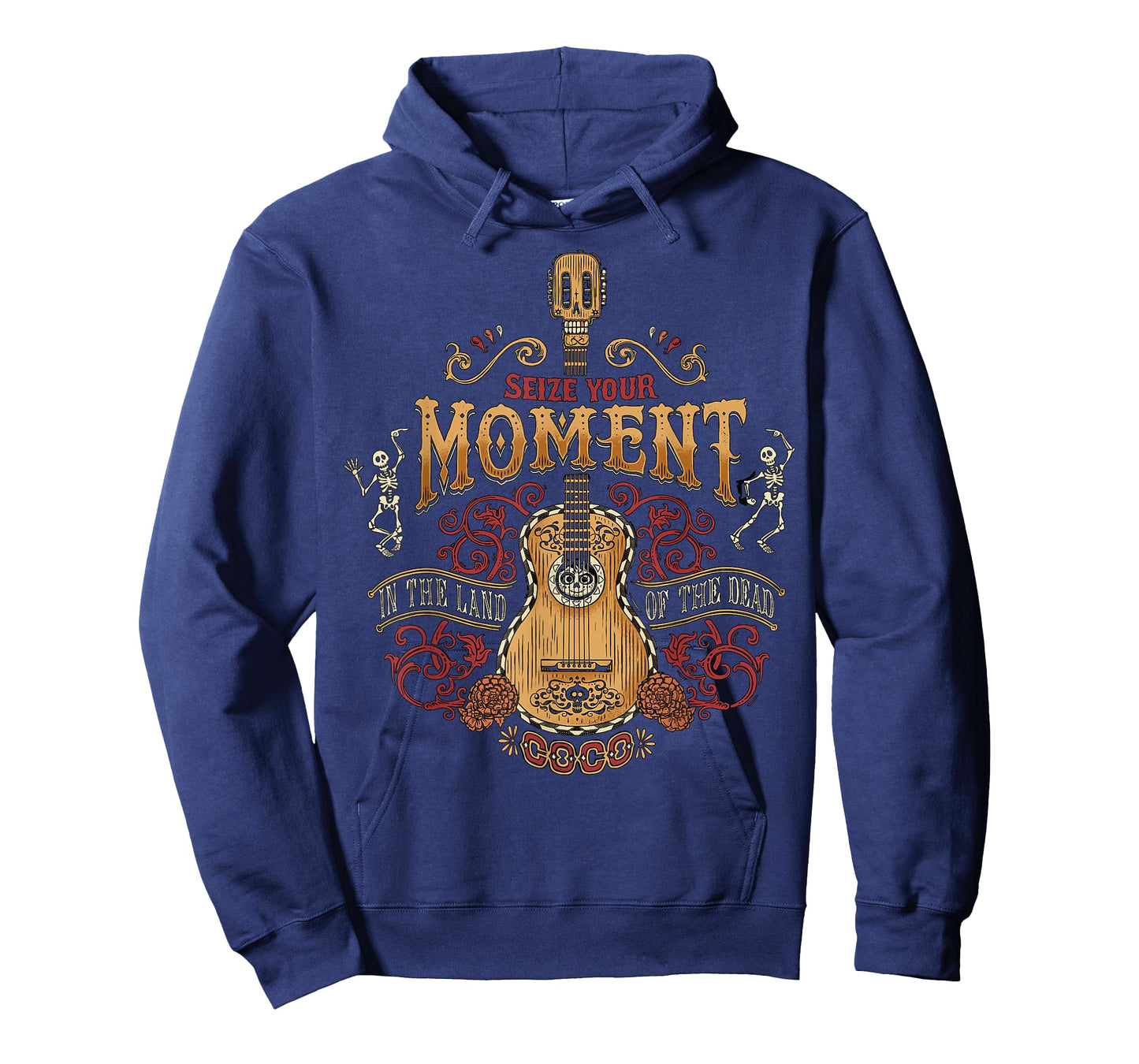 Disney Pixar Coco Seize Your Moment Distressed Guitar Logo T-Shirt