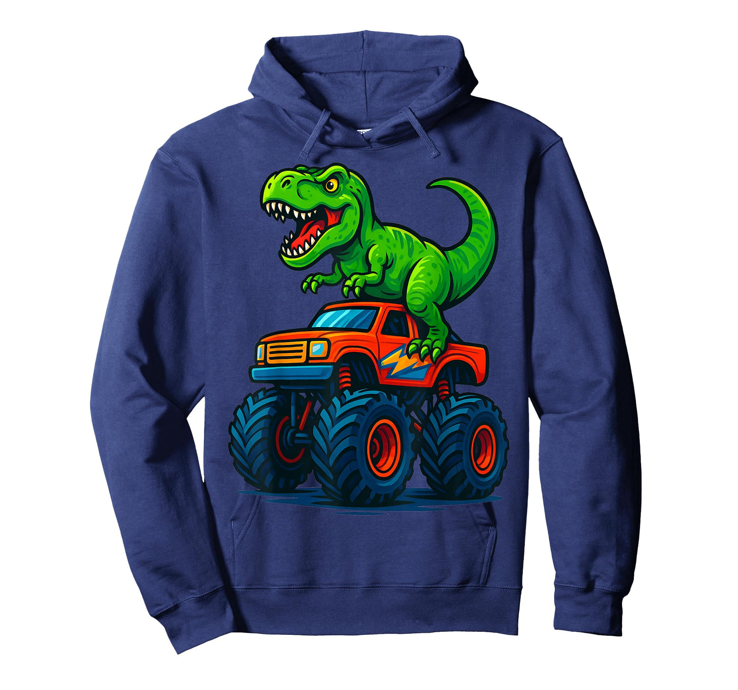 T-Rex Dinosaur Monster Truck Boys Birthday School Dino T-Shirt