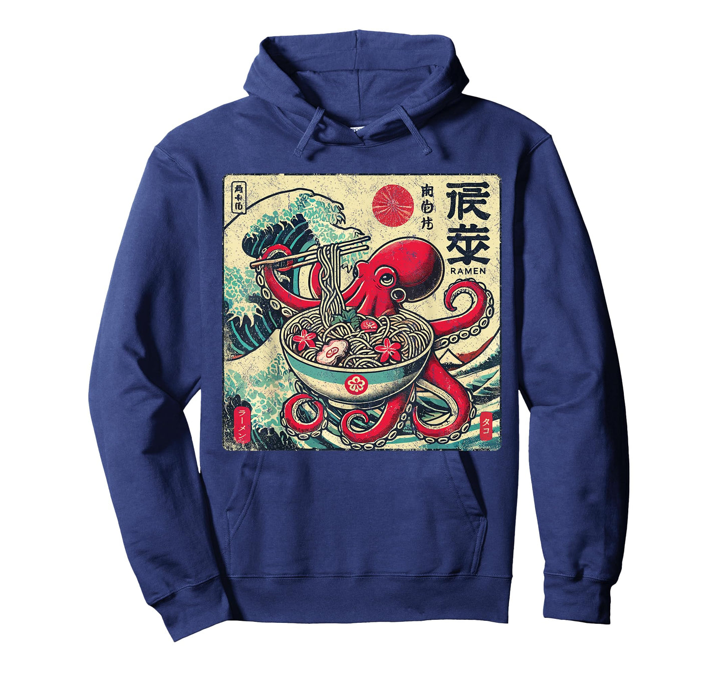 Octopus Ramen Japanese Funny Graphic Kawaii Octopus Anime T-Shirt