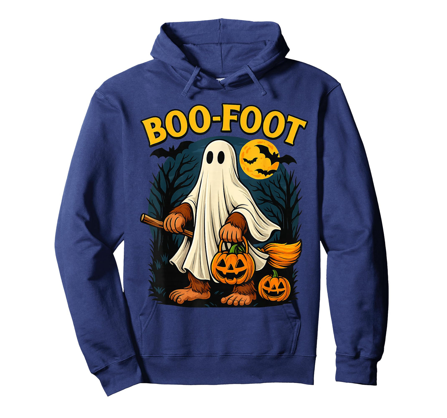 Boo-Foot Funny Bigfoot Ghost Costume Halloween Sasquatch T-Shirt