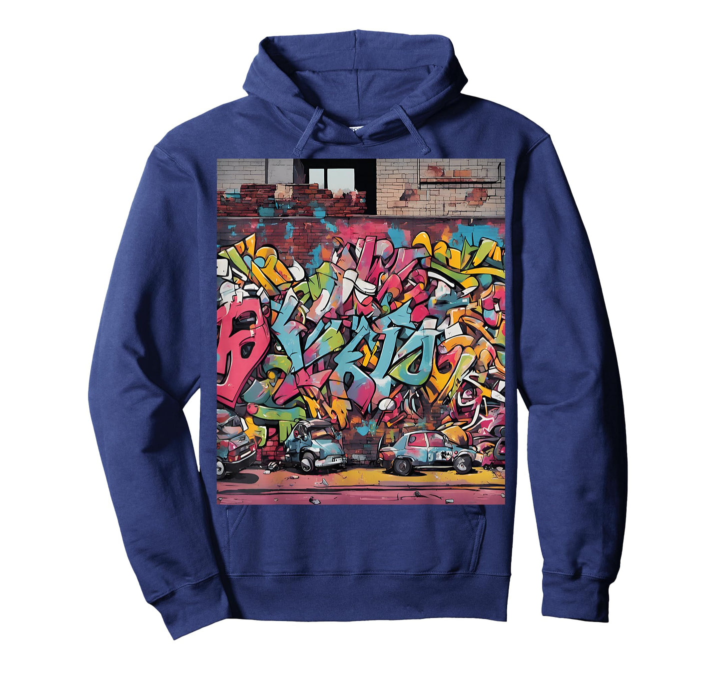 Animated Graffiti Scene Urban Art T-Shirt