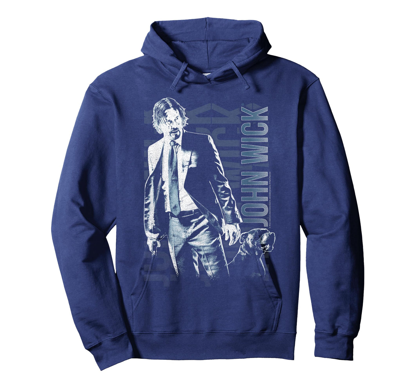 John Wick Distressed Photo with Dog Action Movie T-Shirt