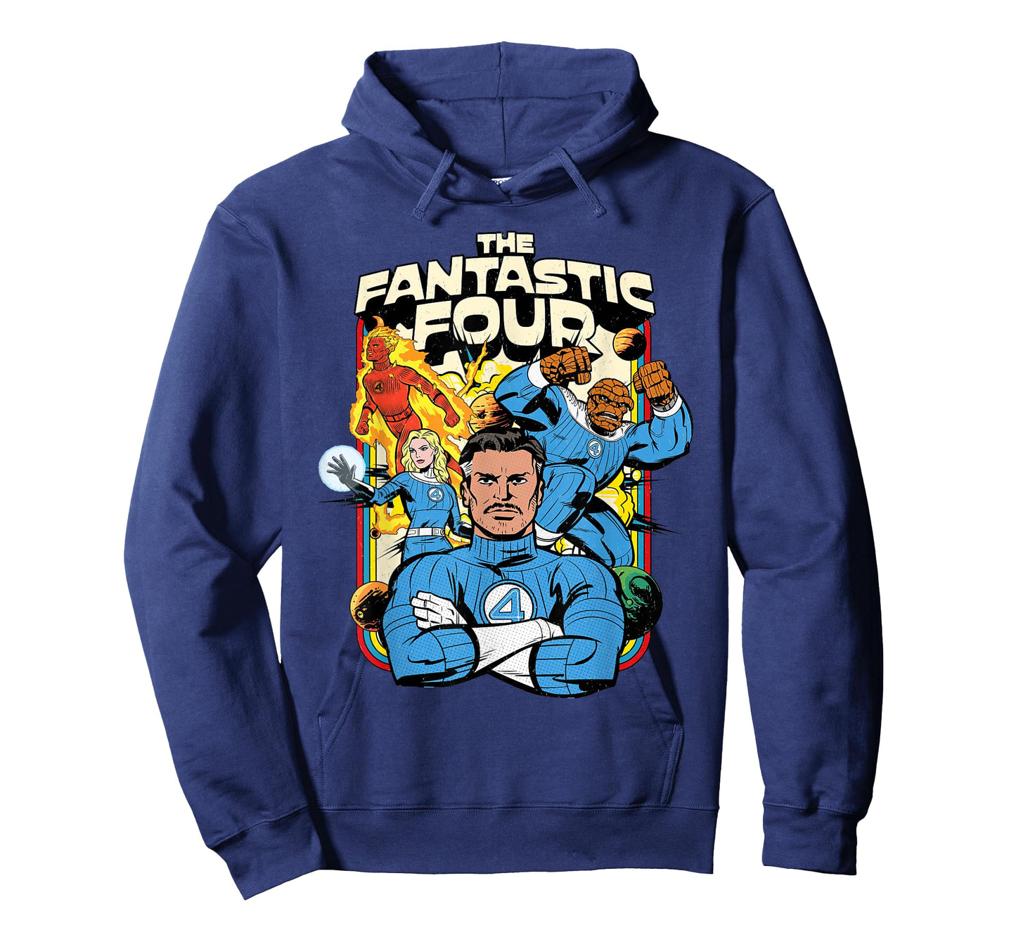 Marvel The Fantastic Four: First Steps Retro Planets Team T-Shirt