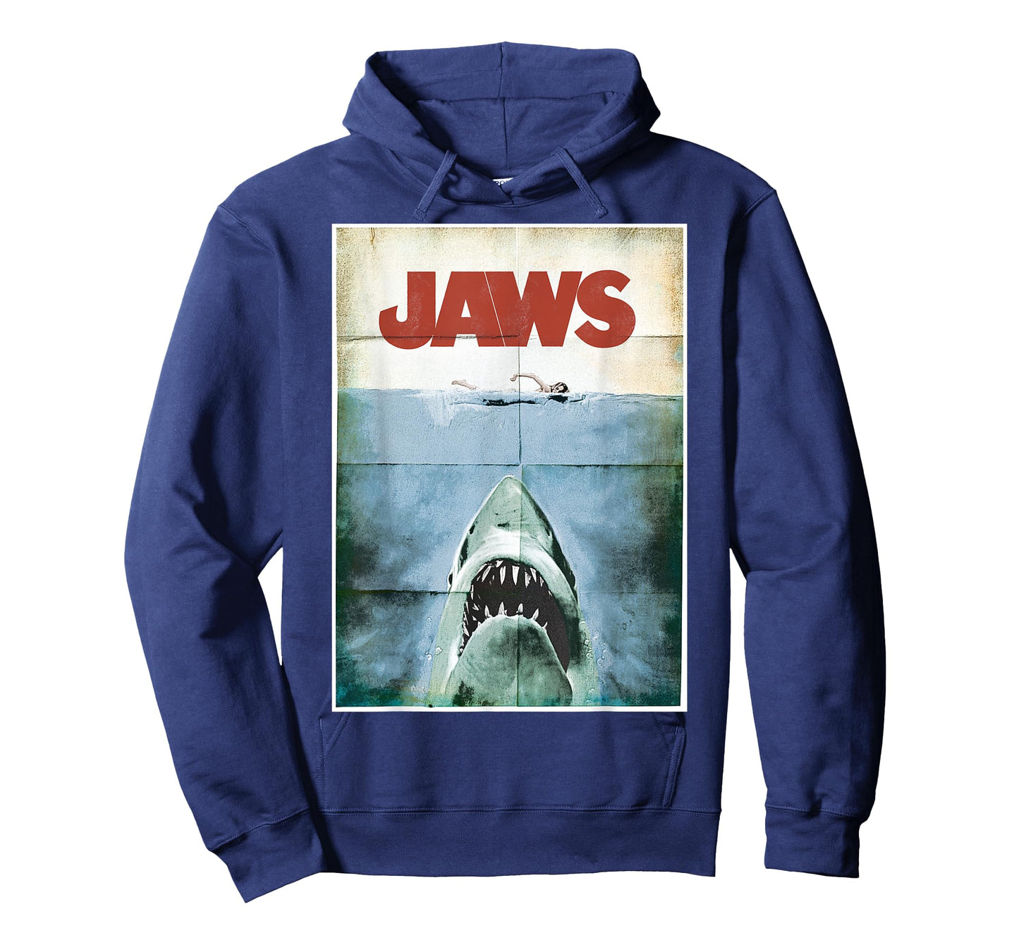 Jaws 50th Anniversary Poster Vintage Style Front & Back T-Shirt