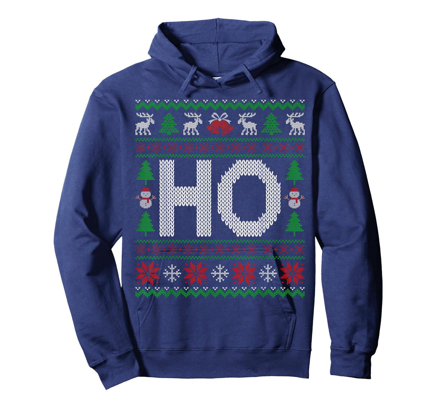 HO Where My Ho's at Matching Couples Ugly Christmas Sweater T-Shirt