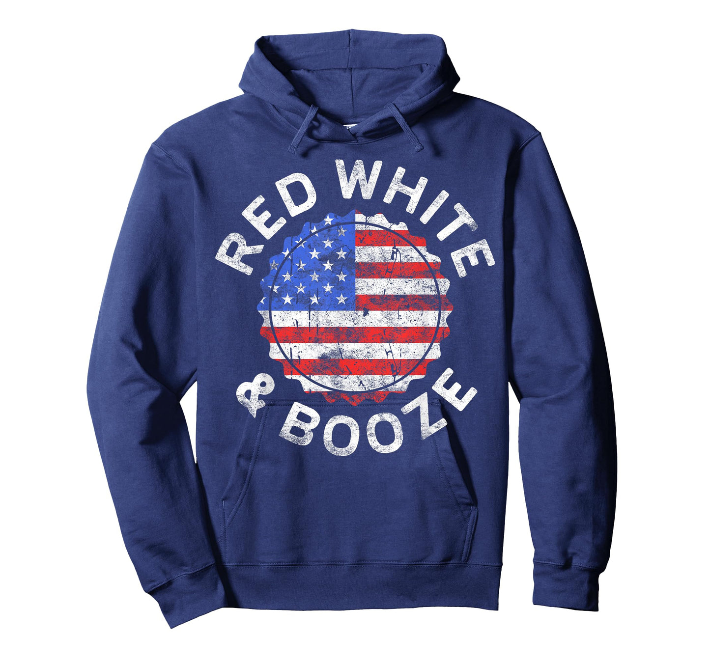 Red White And Booze Shirt Men Women Drinking 4th of July T-Shirt