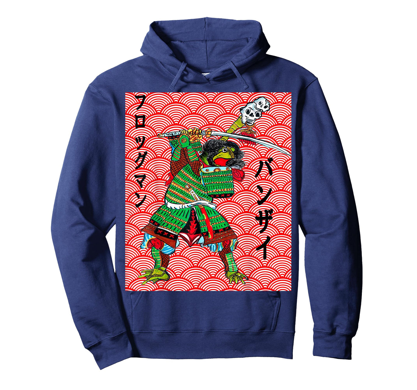 Japanese Samurai Frog Tattoo Design Traditional T-Shirt