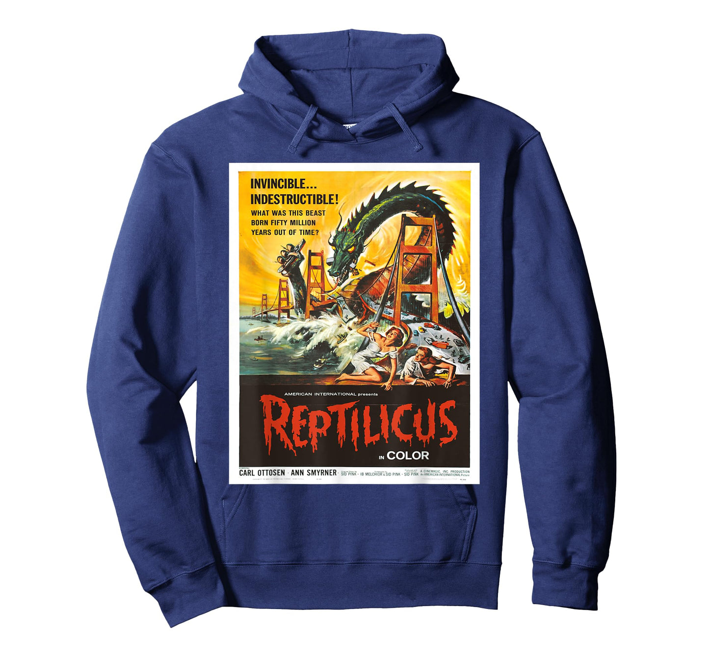 Reptilicus Danish American Sci-Fi giant monster movie poster T-Shirt