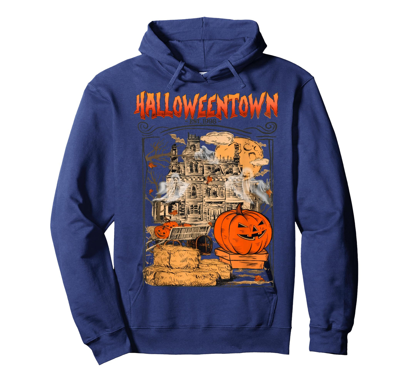 Funny Halloween Pumpkin Town Ghost Friends Family Series T-Shirt