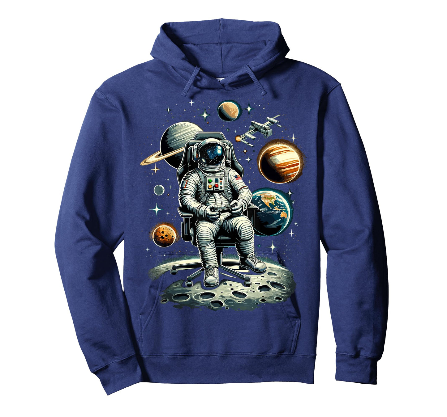 Astronaut Space Gaming System Planets Astronaut Gamer T-Shirt