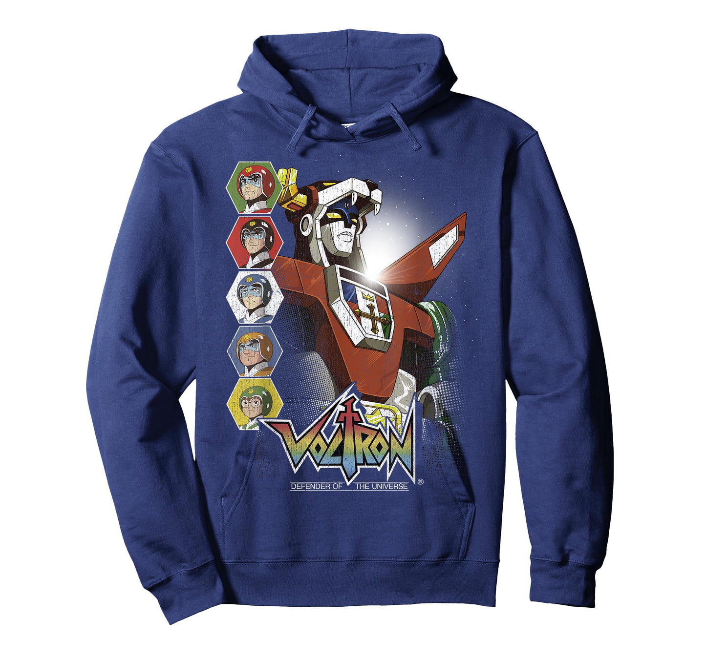 Voltron Defender of The Universe Lions Unite Graphic T-Shirt T-Shirt