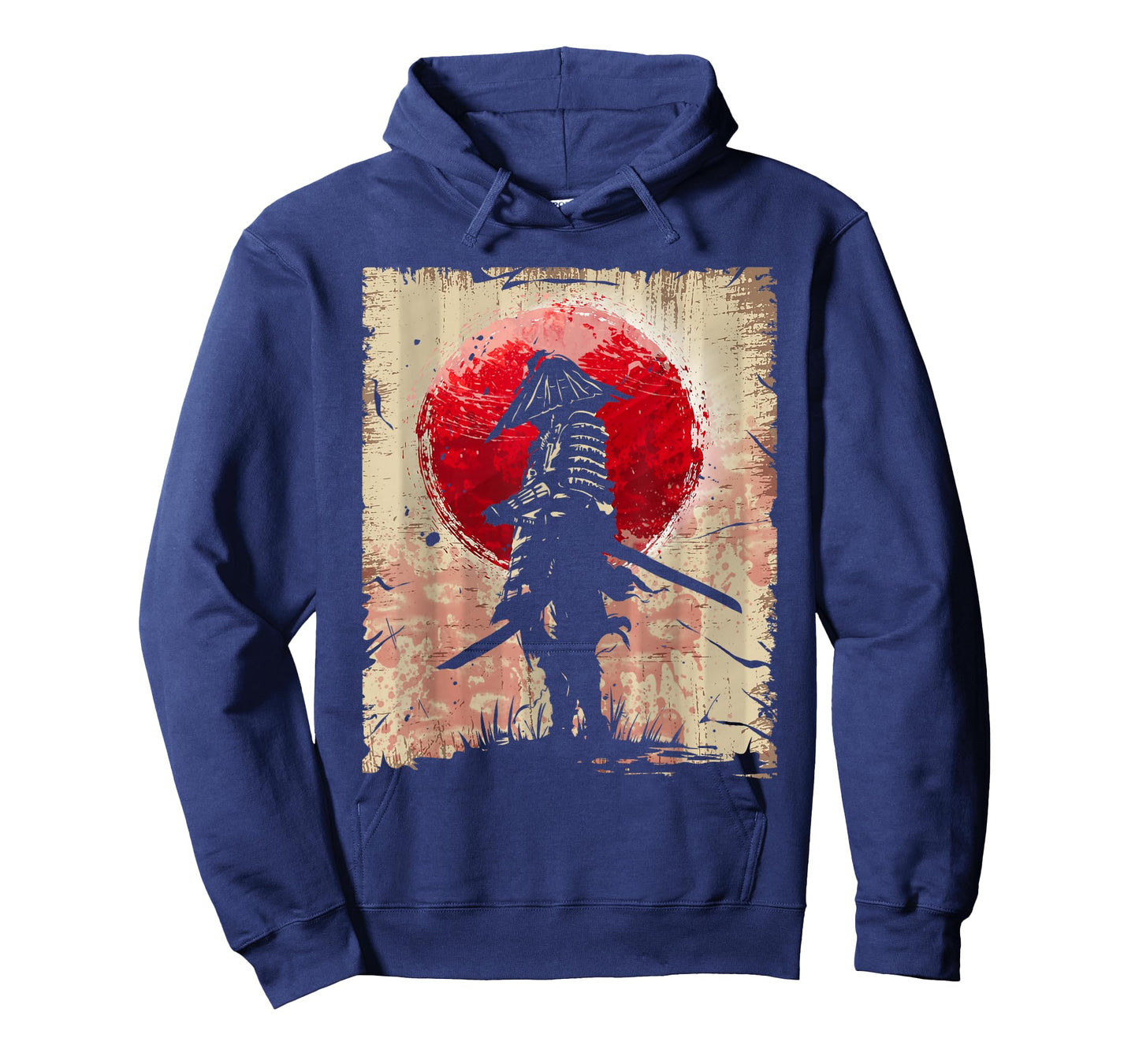 Japanese Art Samurai Vintage Fighter Retro Design T-Shirt