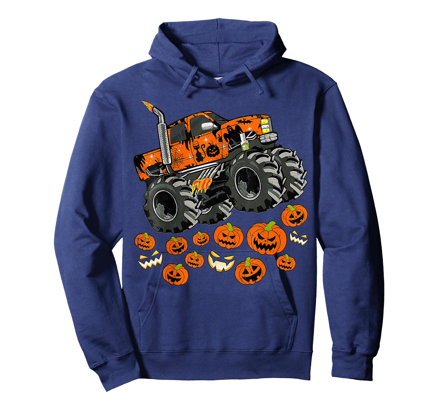 Pumpkin Monster Truck Halloween Costume T-Shirt