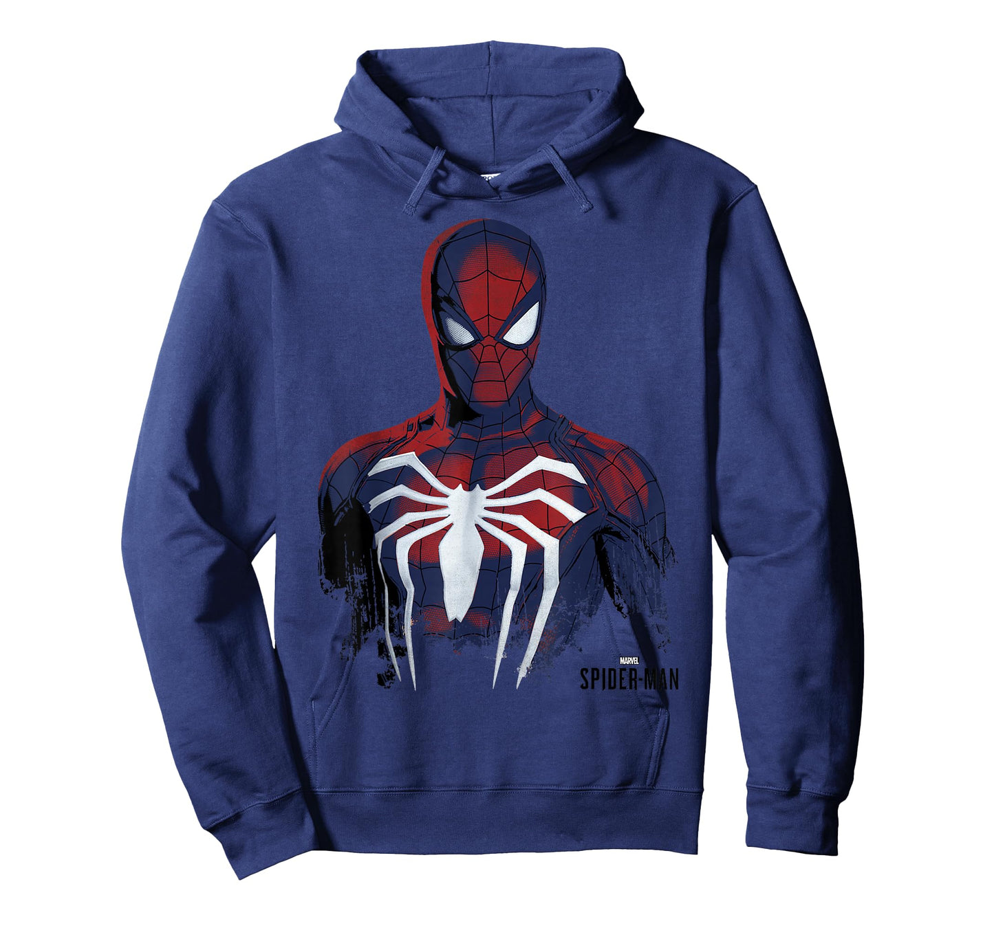 Marvel Spider-Man Game Painted Grunge Portrait T-Shirt
