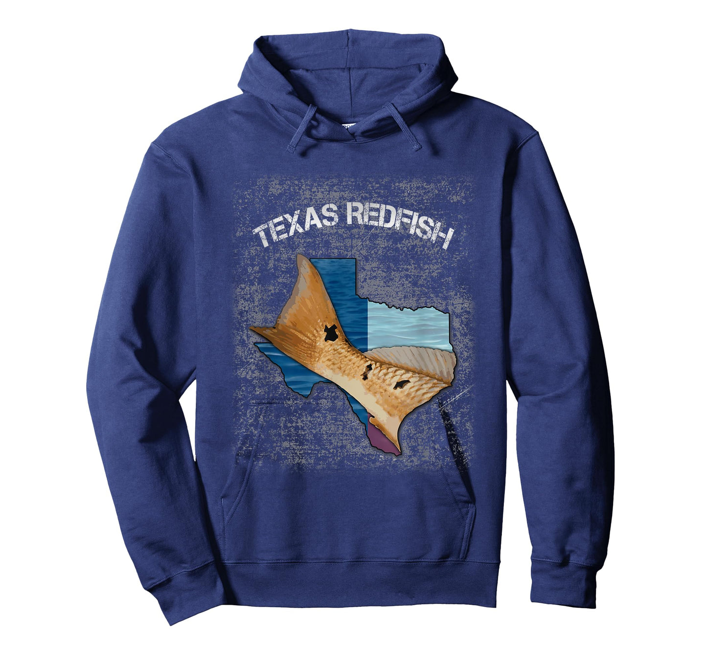 Texas Redfish Texas Flag Fishing Shirt