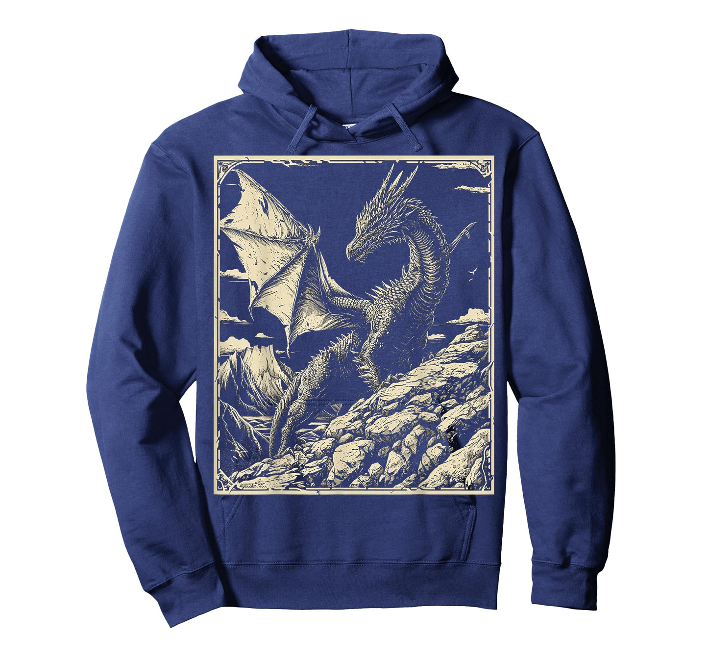 Dragon Drawing Nature Animal Art Graphic Dragon T-Shirt