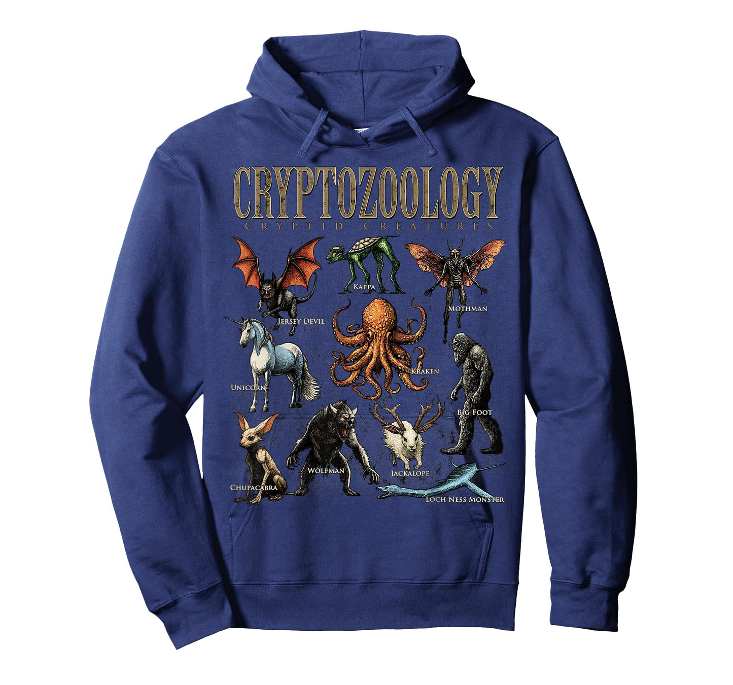 Cryptozoology Folklore Mythical Cryptid Creatures Monster T-Shirt
