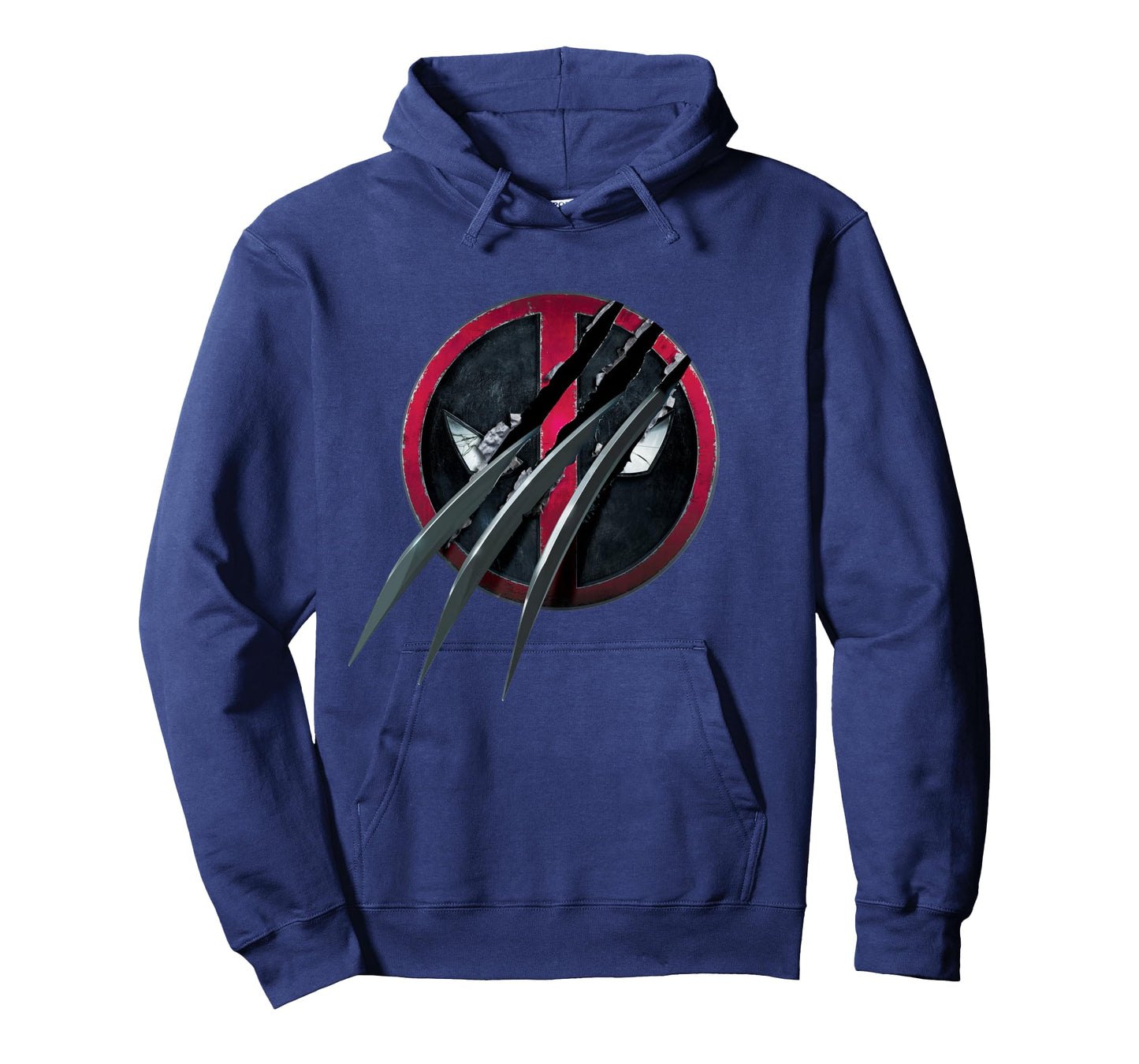 Marvel Studios Deadpool & Wolverine Slashed Icon with Claws Long Sleeve T-Shirt