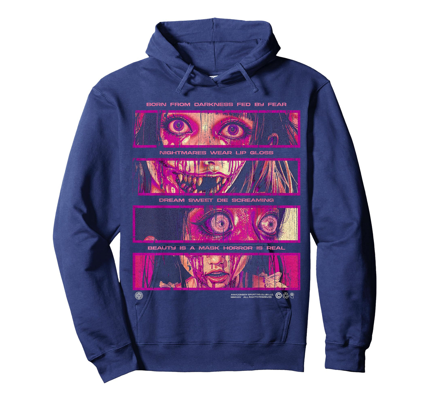 Creepy Manga Anime Girl Japanese Horror Streetwear Y2K Otaku T-Shirt