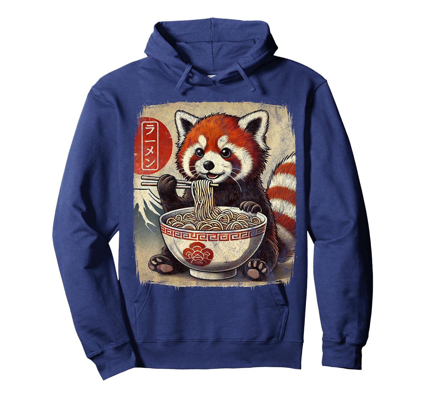 Red Panda Ramen Bowl Japanese Anime Kawaii Food Graphic T-Shirt