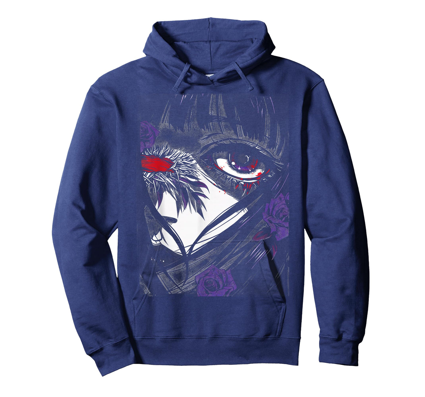 Anime Japanese Goth Cyberpunk City Sad T-Shirt