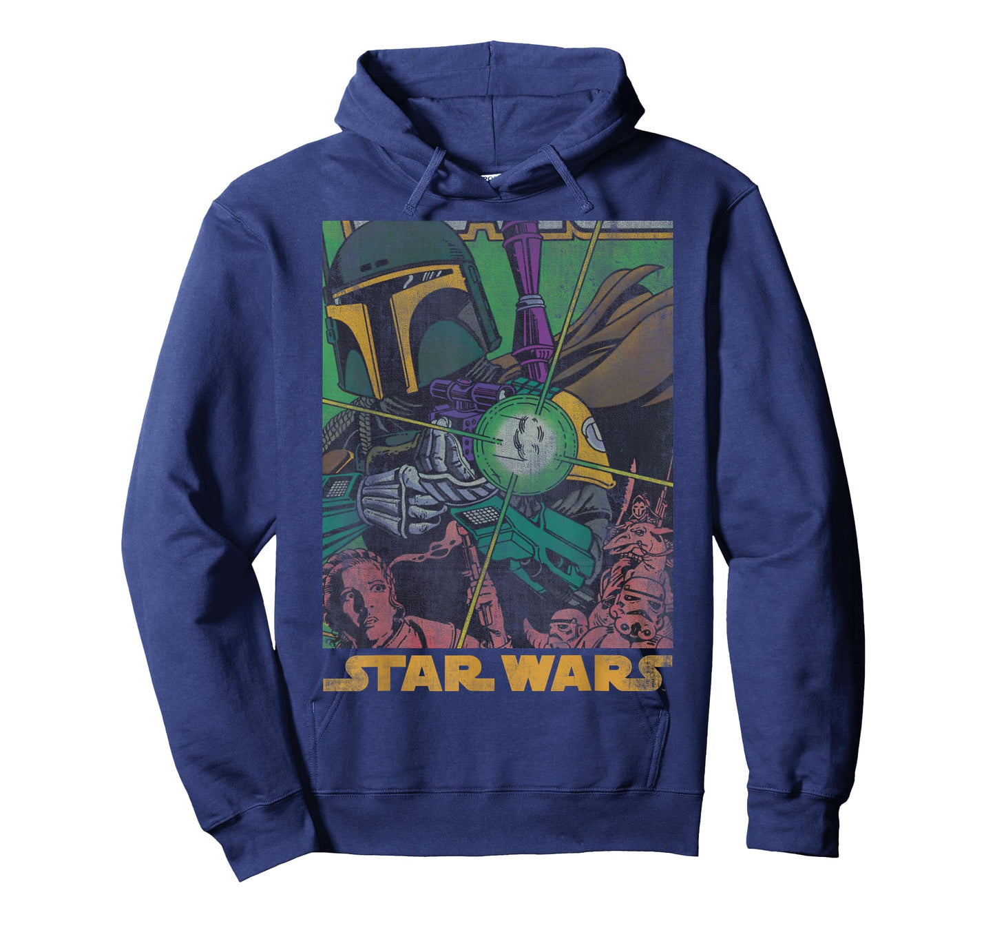 Star Wars Boba Fett Vintage Comic Book T-Shirt