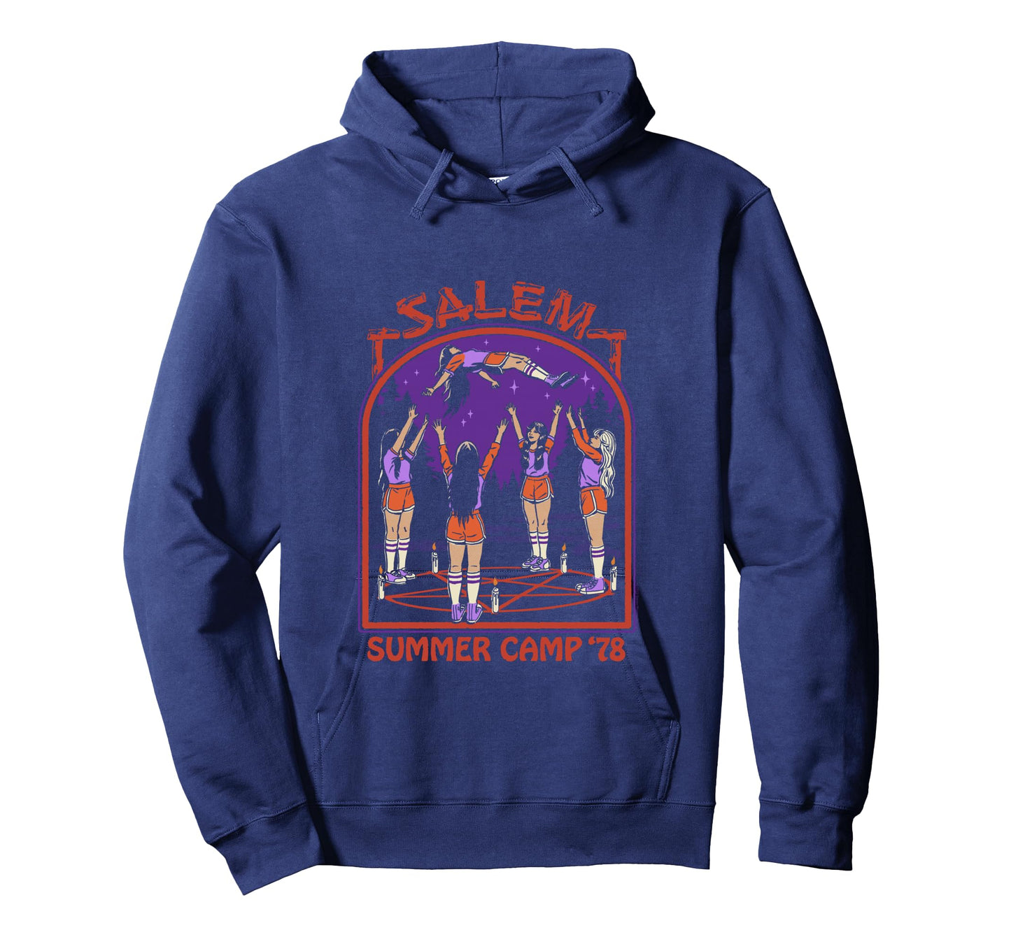 Steven Rhodes Salem Witch Summer Camp '78 Retro Dark Humor Long Sleeve T-Shirt