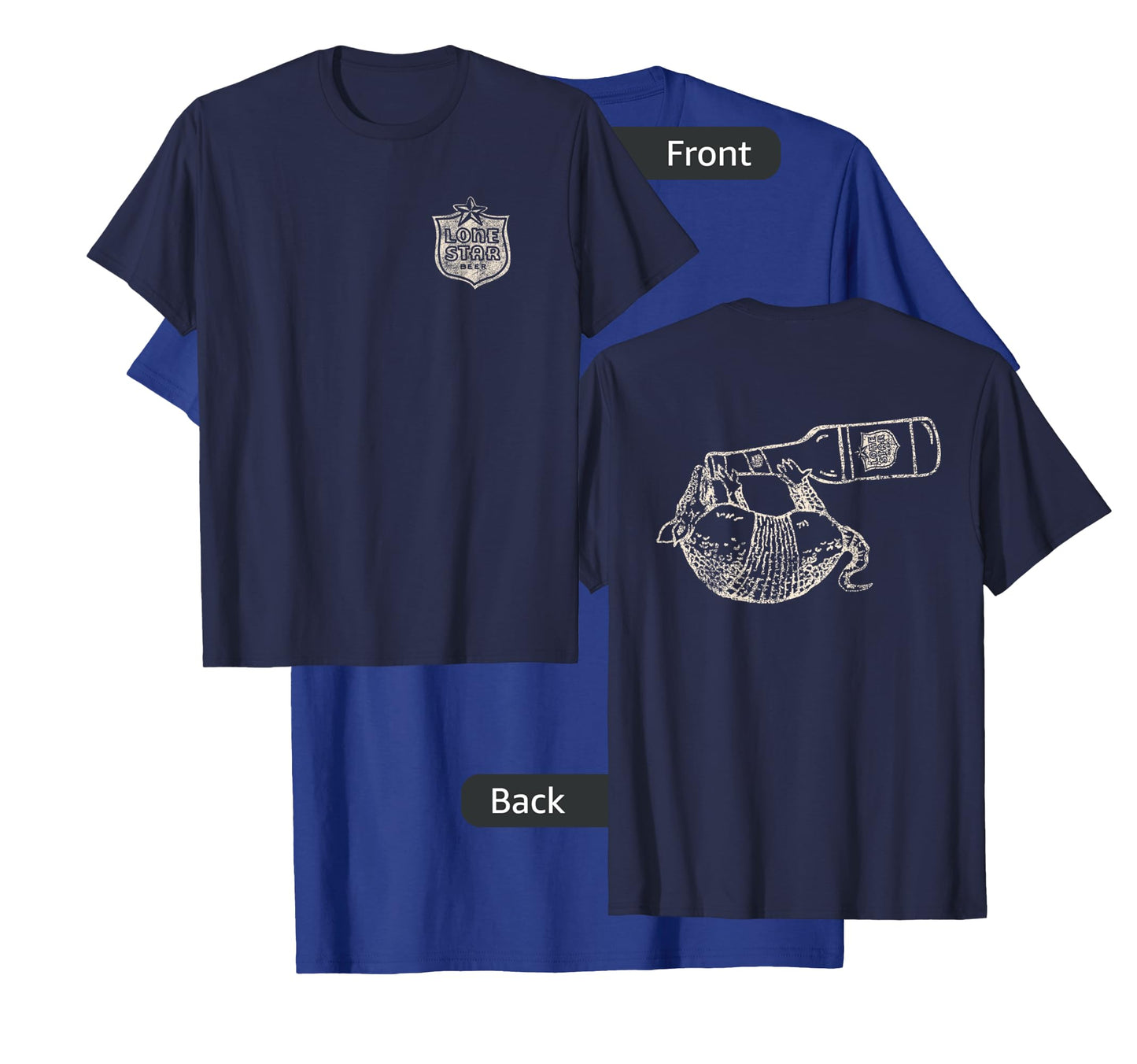 Texas Lone Star Beer Armadillo T-Shirt