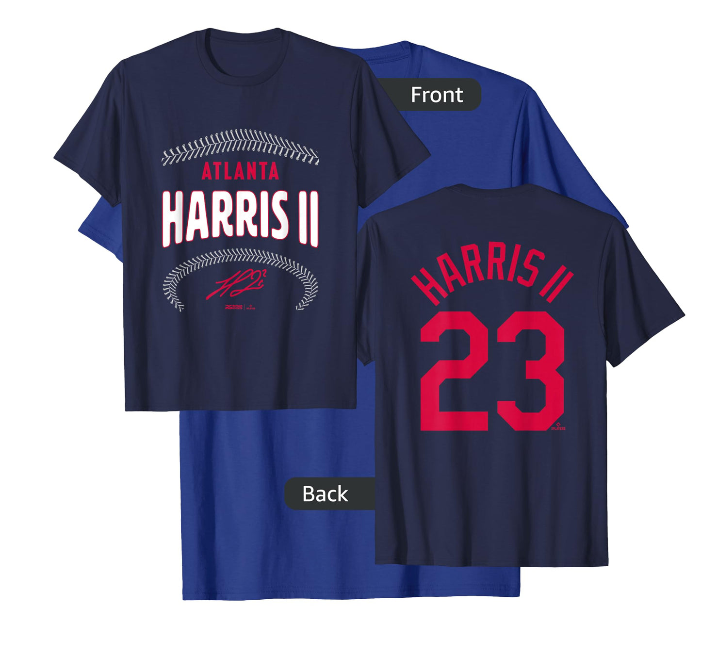 Michael Harris II Atlanta Name & Number (Front & Back) T-Shirt