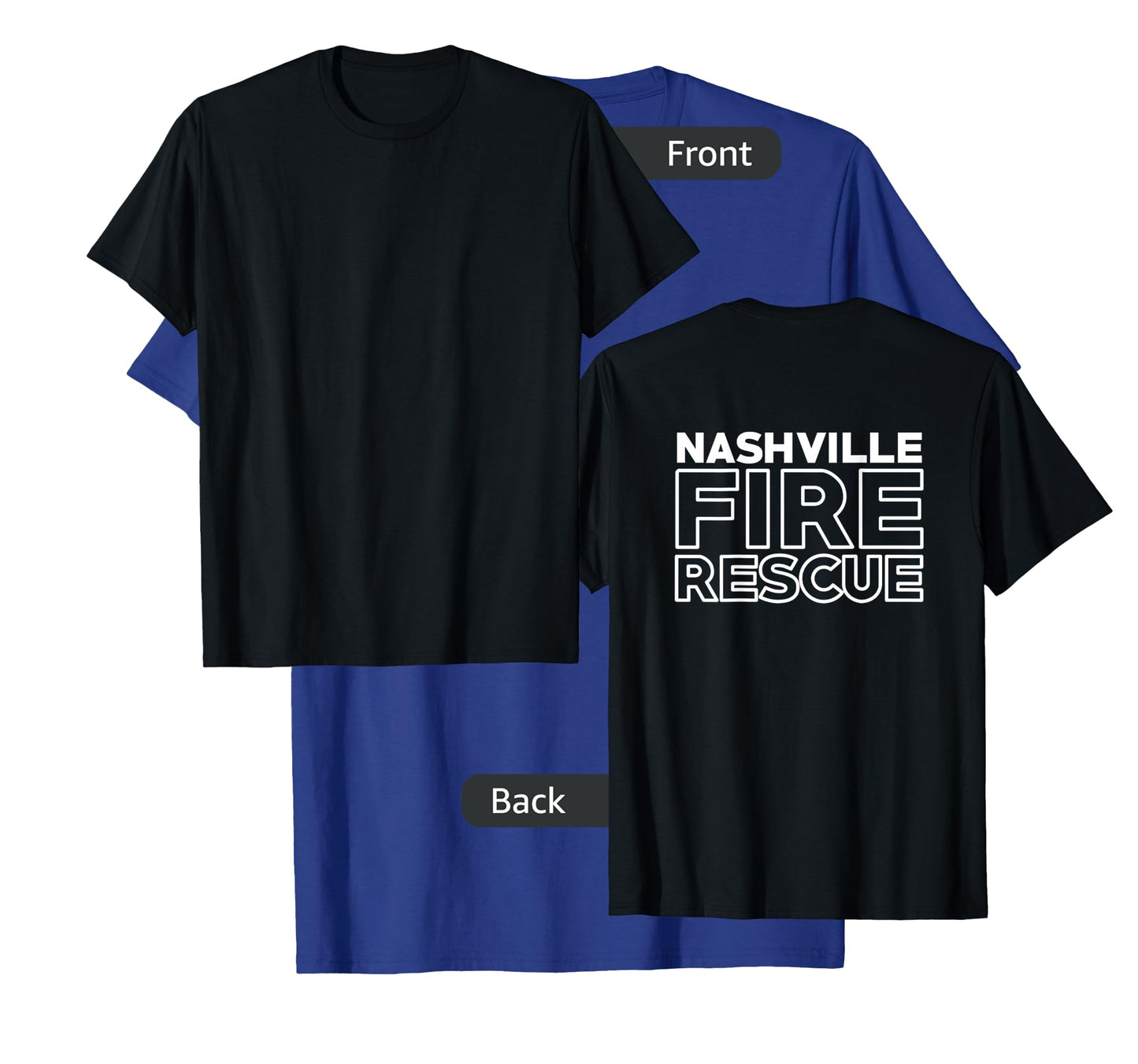 City of Nashville Fire Rescue Tennessee Firefighter T-Shirt