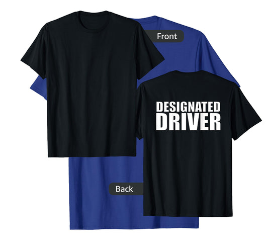 Designated Driver Low Vision, Blind, T-Shirt