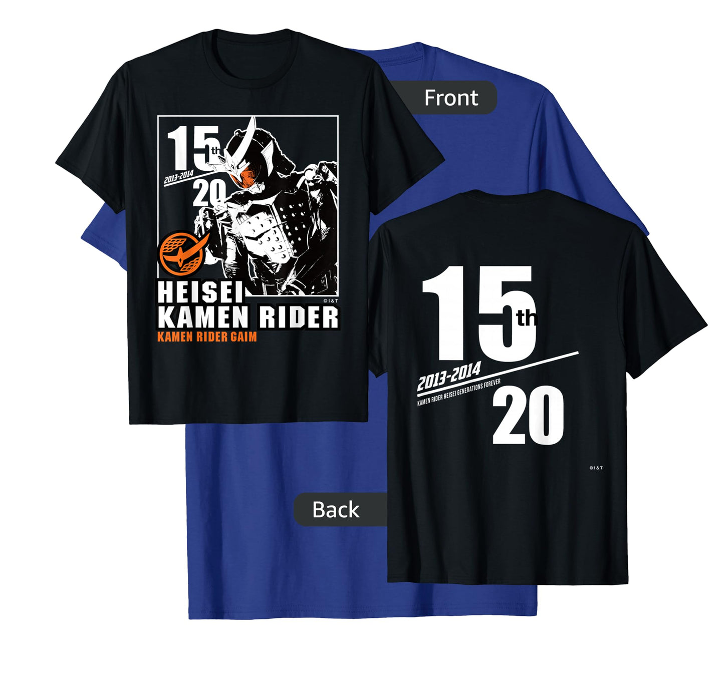 Kamen Rider Gaim Heisei Rider Anniversary T-Shirt