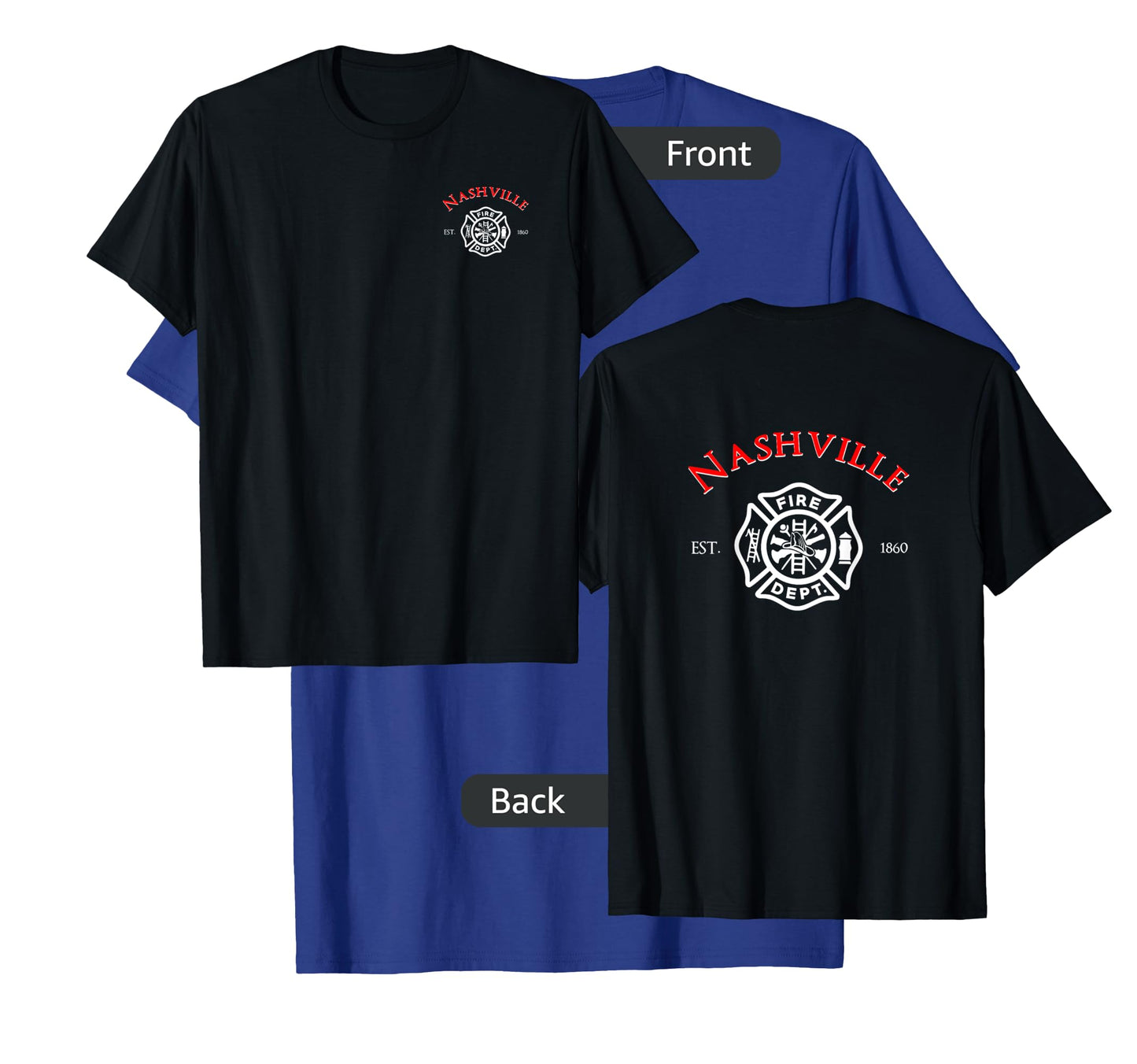 City of Nashville Fire Rescue Tennessee Firefighter T-Shirt T-Shirt