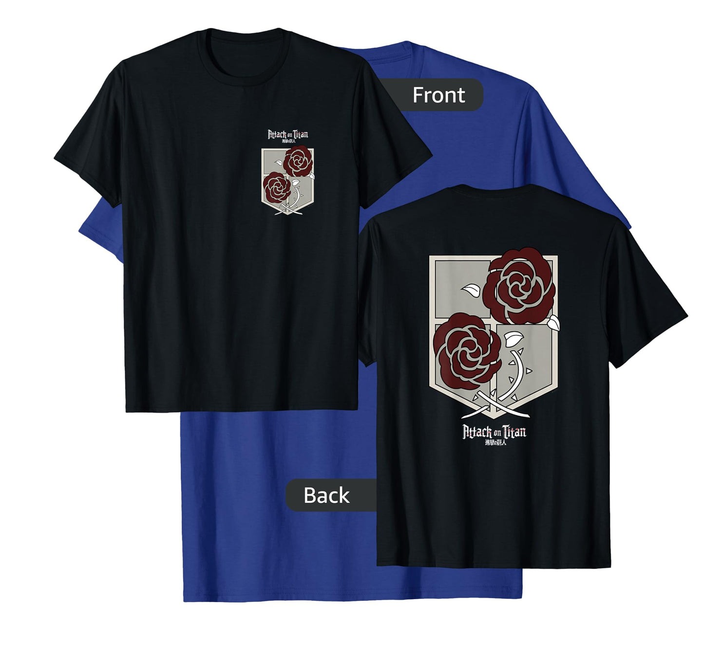 Attack on Titan Garrison Station Corps Front and Back Anime T-Shirt