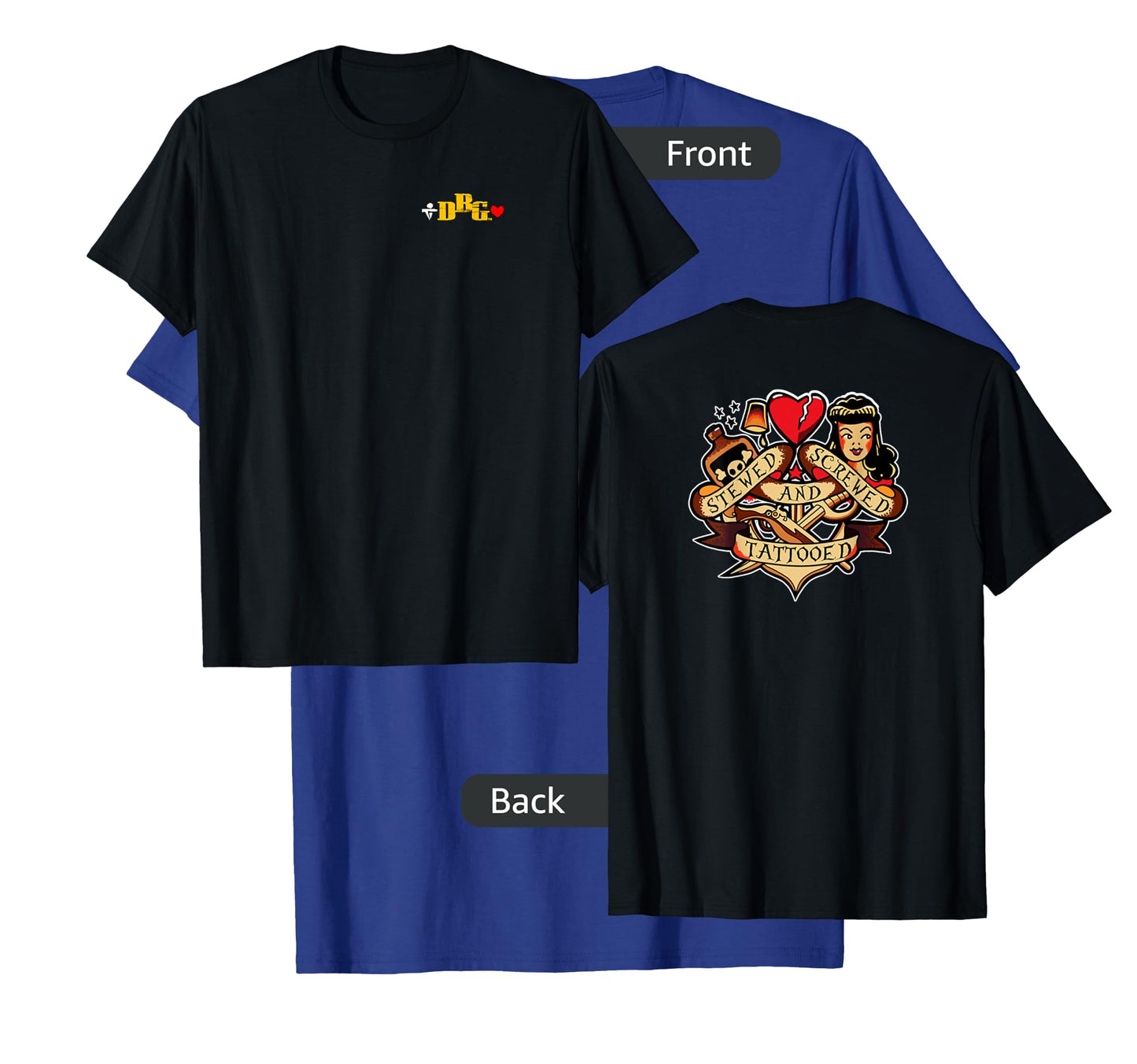 DBG "STEWED SCREWED AND TATTOOED" SWCC DBG's T-Shirt