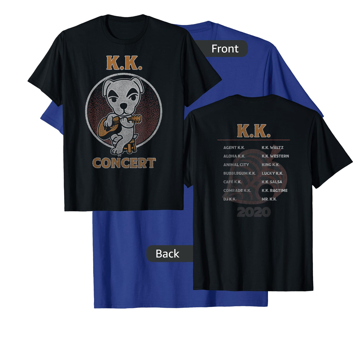 Animal Crossing: New Horizons K.K. Slider In Concert Vintage T-Shirt