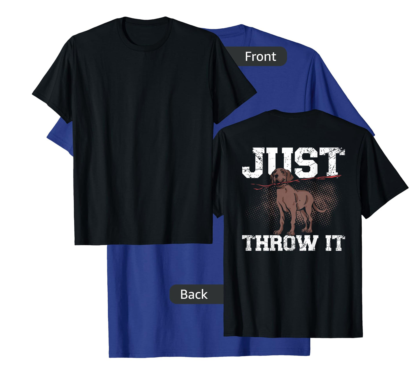 Just Throw It Backprint T-Shirt