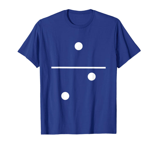 Domino 1 and 2 Matching T-Shirt Halloween Group Costumes 1-2 T-Shirt