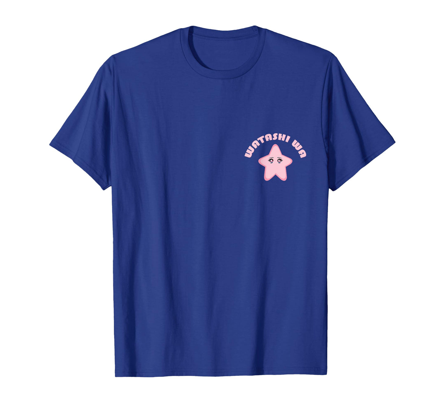 Kawaii Watashi Wa Star Japanese Rap Pink Star Anime Eyes T-Shirt
