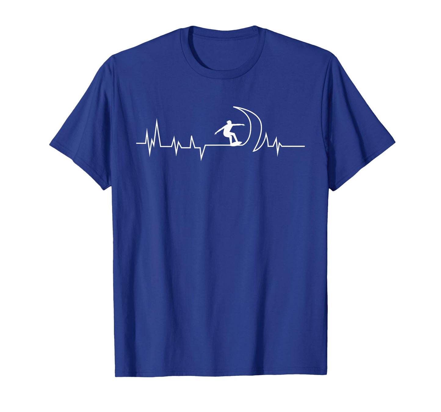Heartbeat Surfer Surf Lover T-Shirt