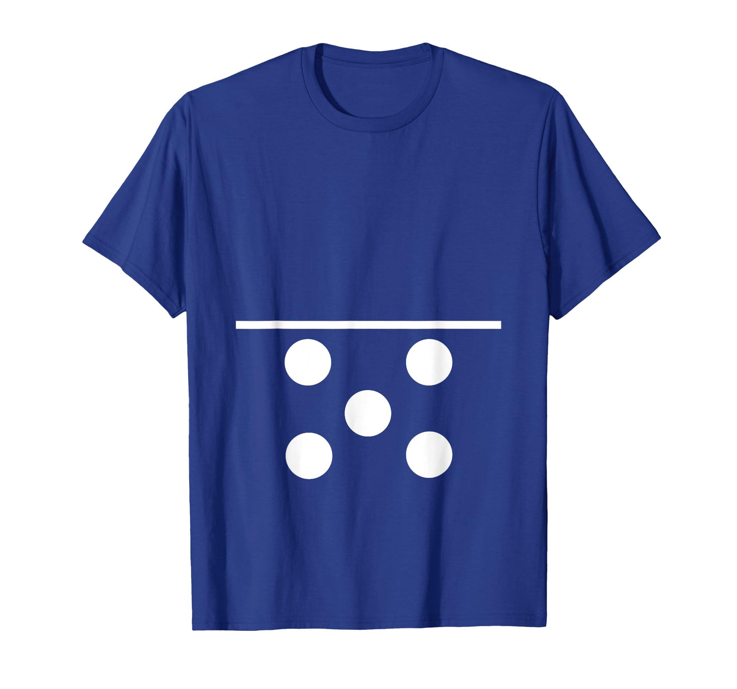 Domino Blank and 5 Matching Halloween Gift Group Costume 0-5 T-Shirt