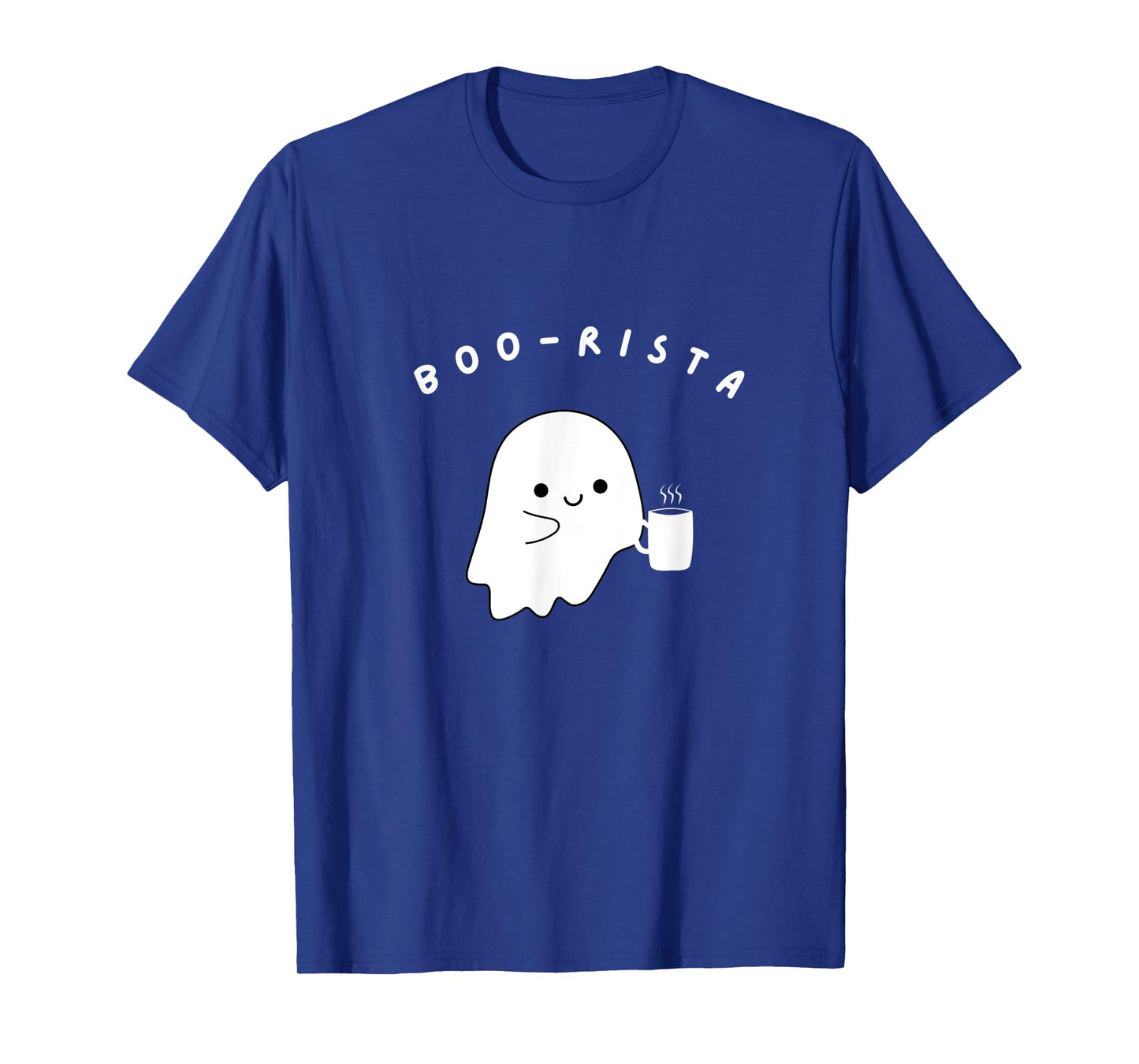 FUNNY CUTE COFFEE BARISTA KAWAII GHOST BOO-RISTER T-Shirt