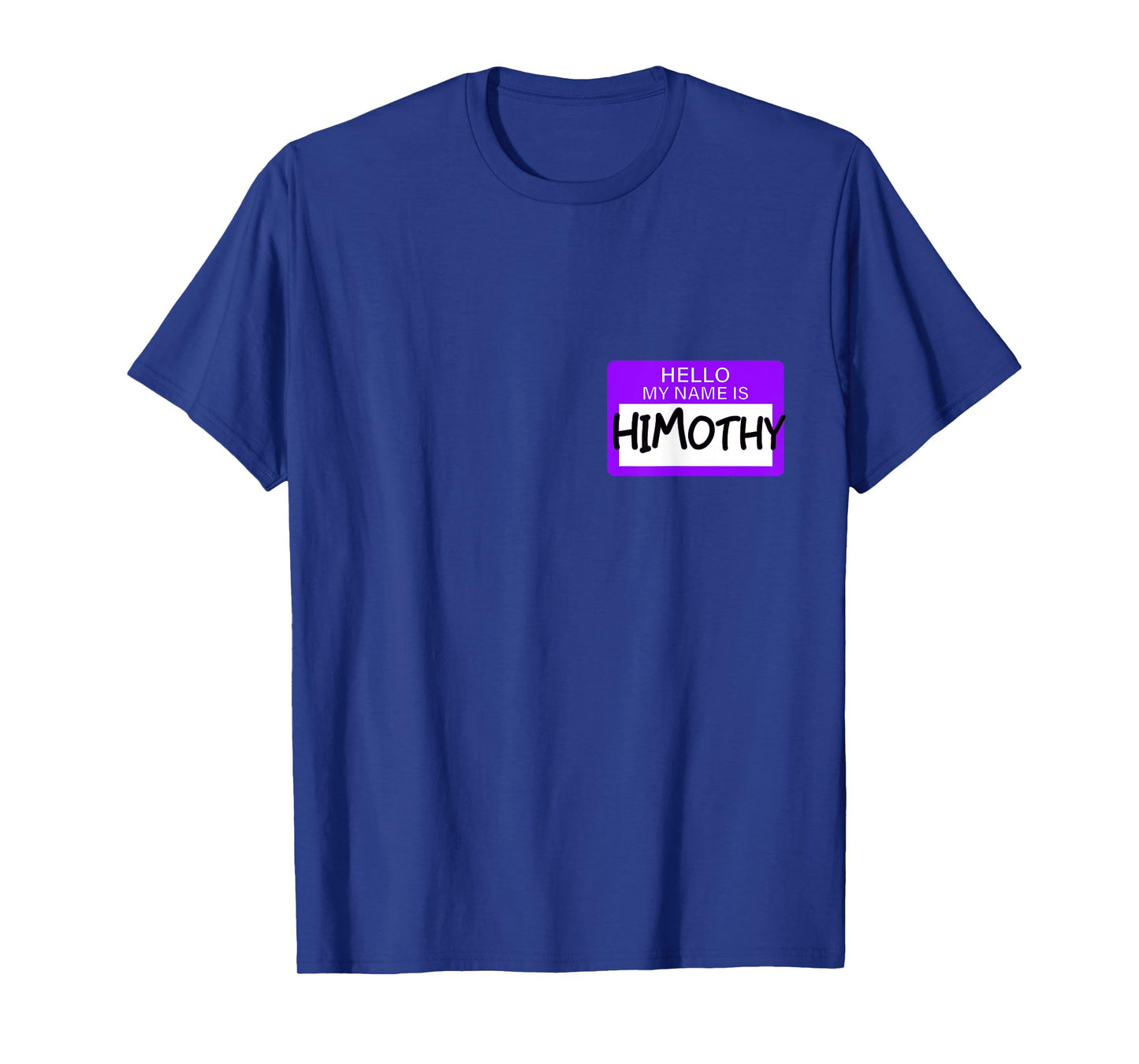 Purple Himothy Purple Color Graphic T-Shirt