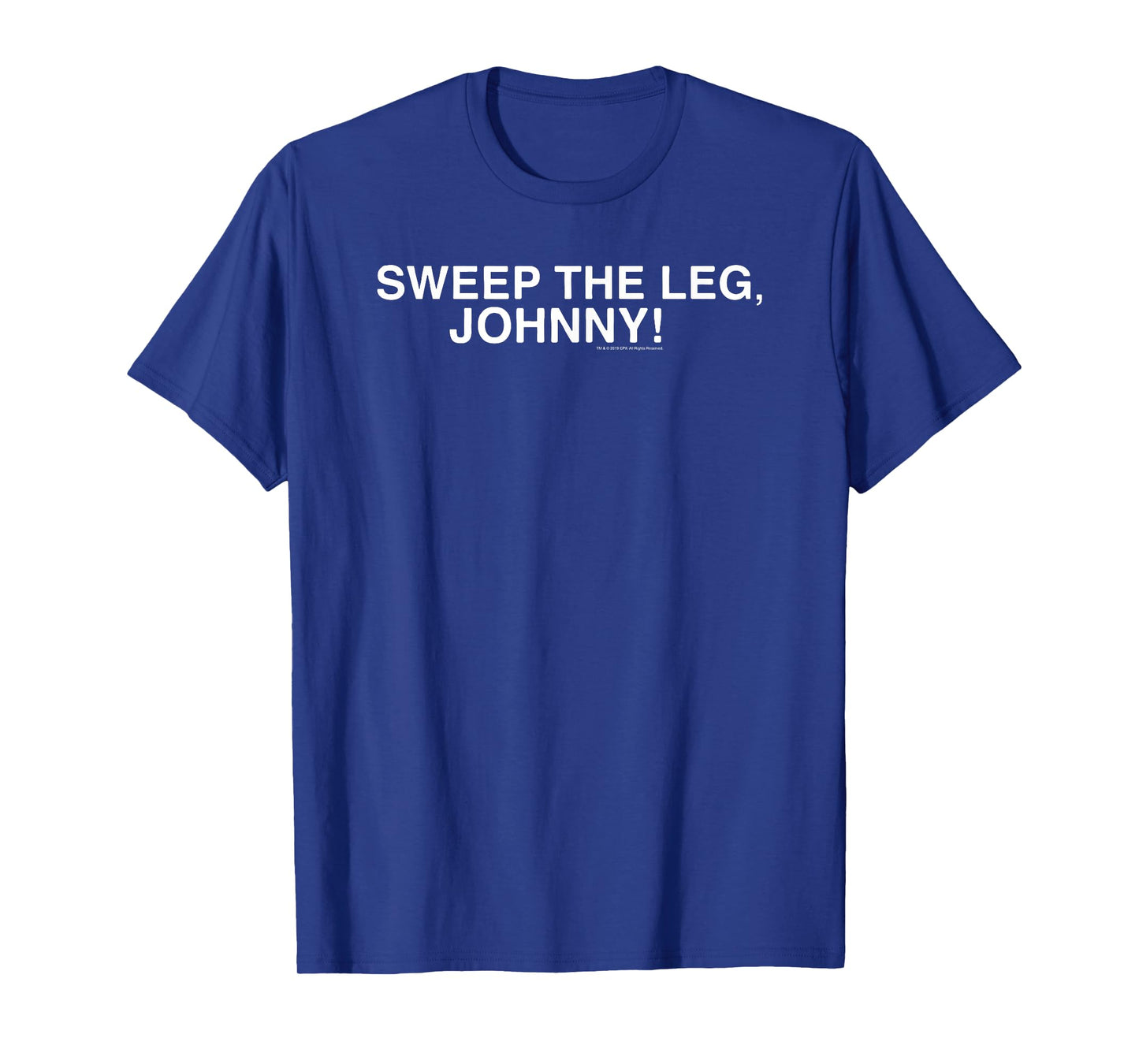 The Karate Kid Sweep the Leg Johnny Text Retro Movie T-Shirt