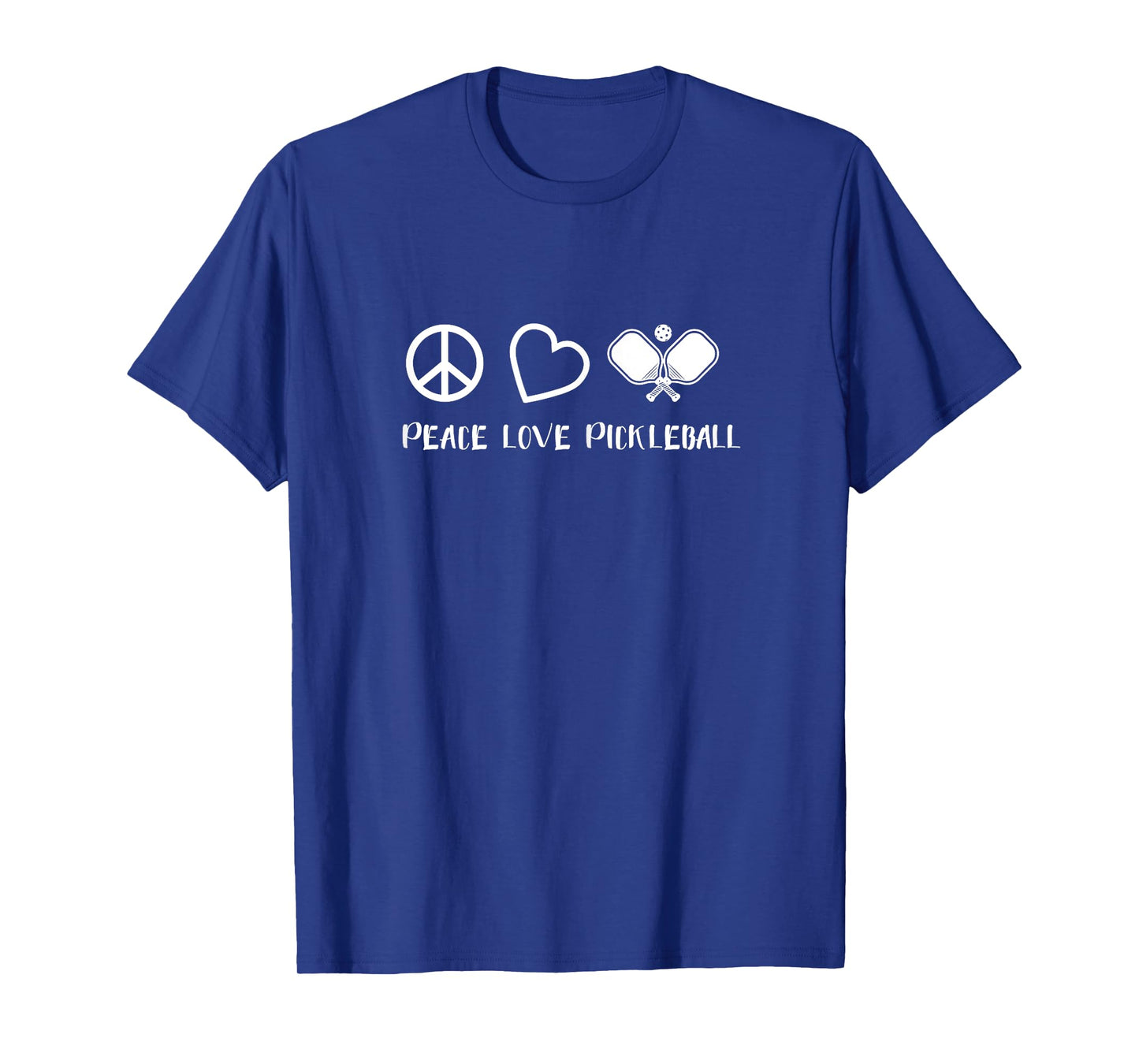 Peace Love Pickleball Funny Pickleball Player Gift T-Shirt