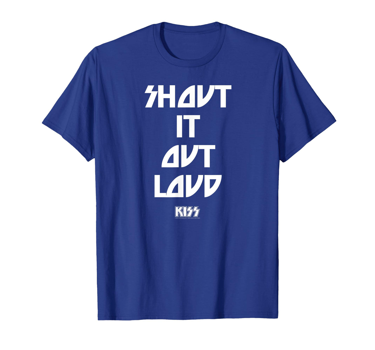 KISS - Shout It Out Loud Lyric T-Shirt