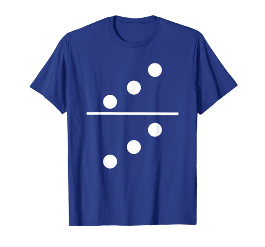 Domino 3 and 3 Matching T-Shirt Halloween Group Costumes 3-3 T-Shirt
