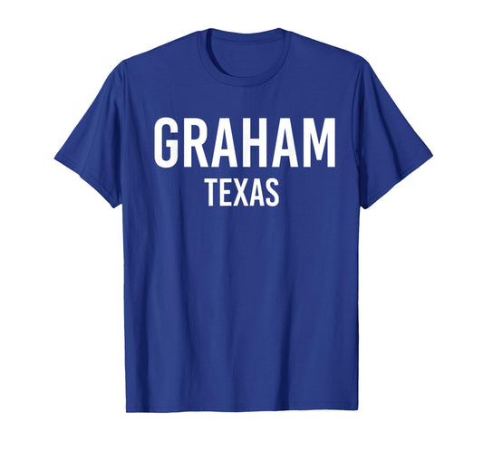 GRAHAM TEXAS TX USA Patriotic Vintage Sports T-Shirt