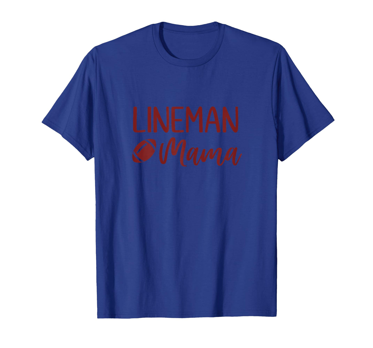 Lineman Mama Womens Football D-Line O-Line Mom T-Shirt